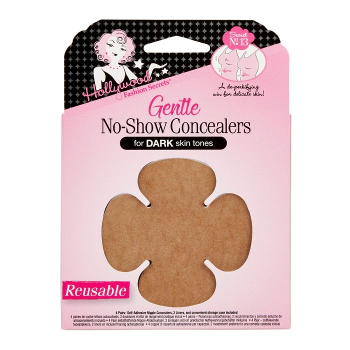 Wall-hook ready pack of Hollywood Fashion Secrets gentle no-show concealers
