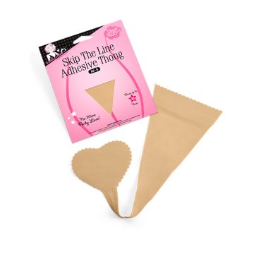 Skip The Line Adhesive Thong XS-S