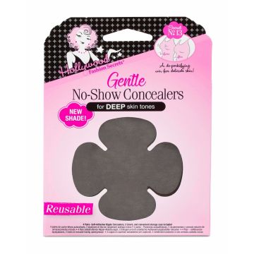 Frontage of Hollywood Fashion Secrets Gentle No-Show Concealers for Deep Skin Tone wall-hook ready pack